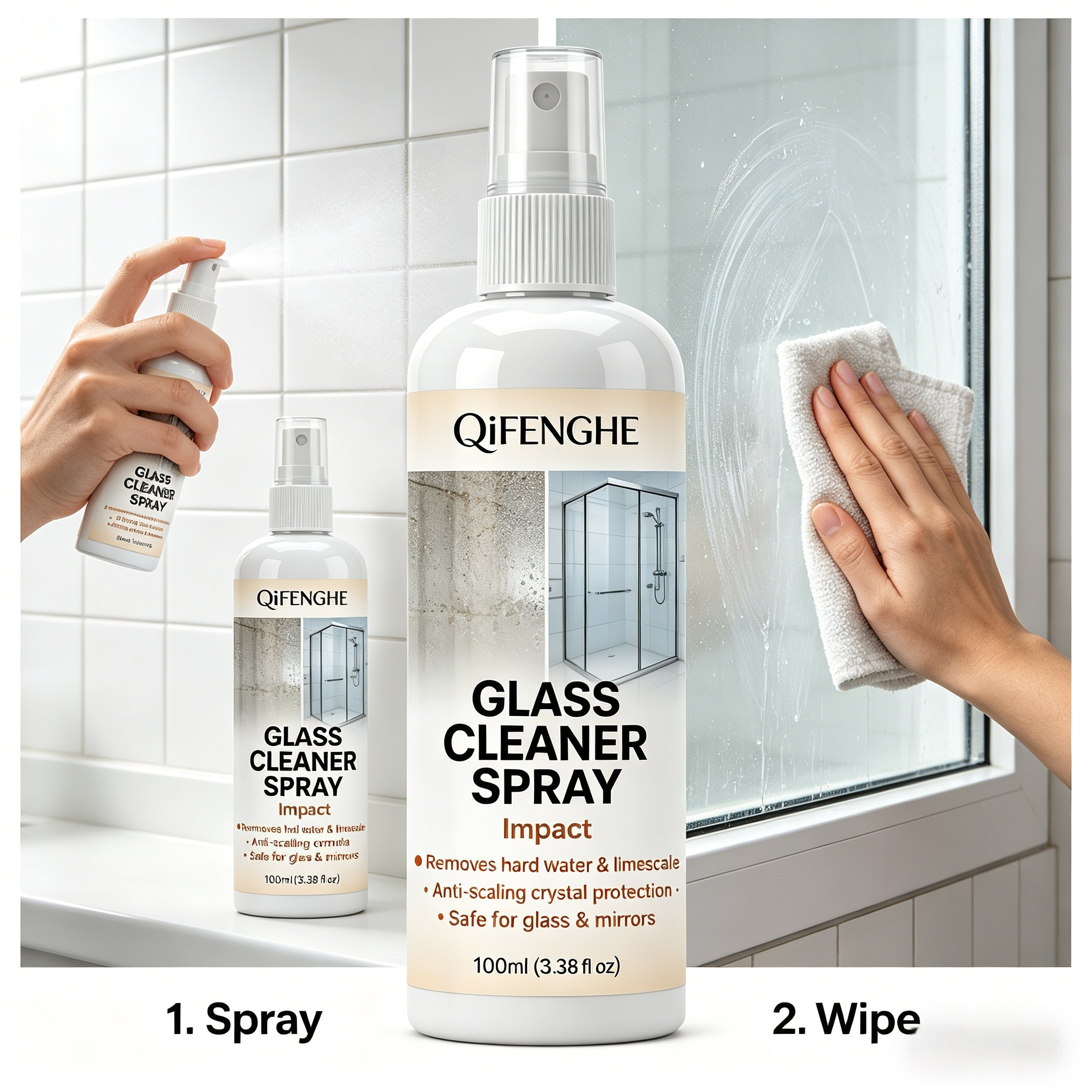 Instant Hard Water Stain Remov - đánh giá và giá Glass Cleaner Streak
