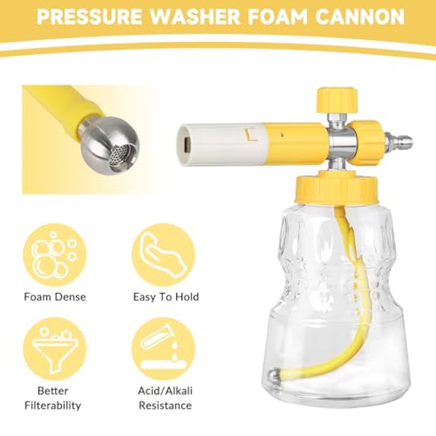 Foam Cannon for Pressure Washe - đánh giá và giá Foam Cannon Car Wash