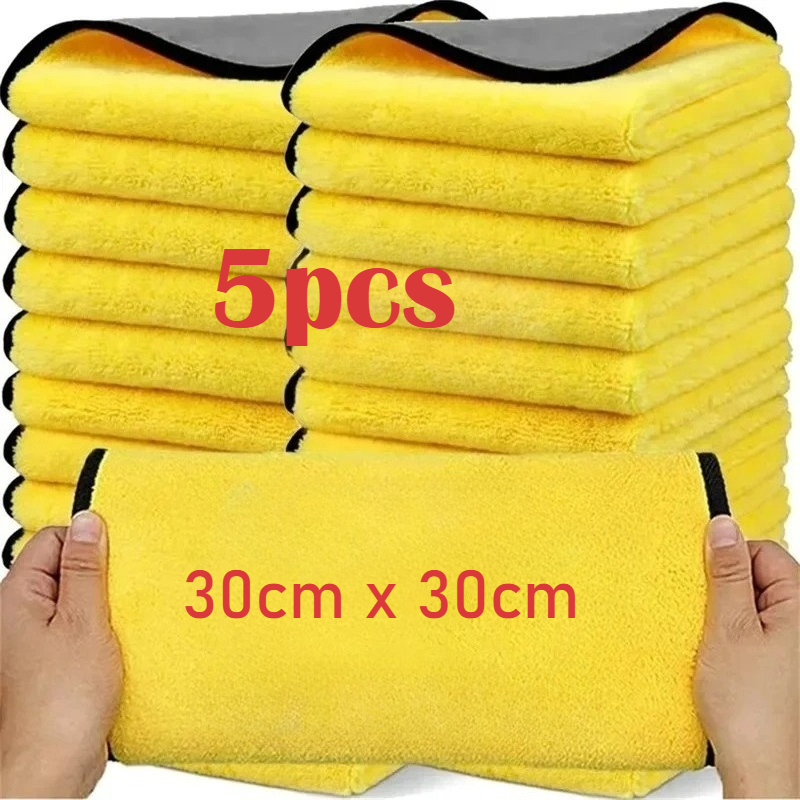 Double Sides Car Microfiber Cl - đánh giá và giá Microfiber Towel Detailing