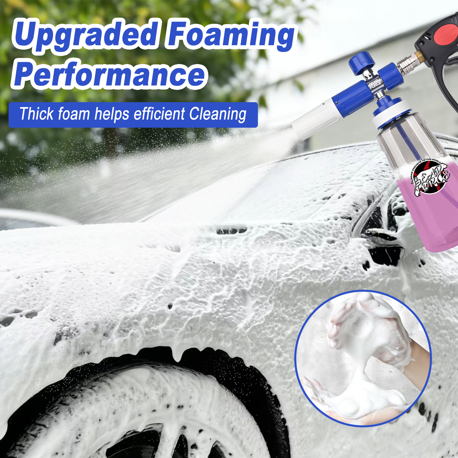 Pressure Washer Upgraded Foam  - đánh giá và giá Foam Cannon Car Wash