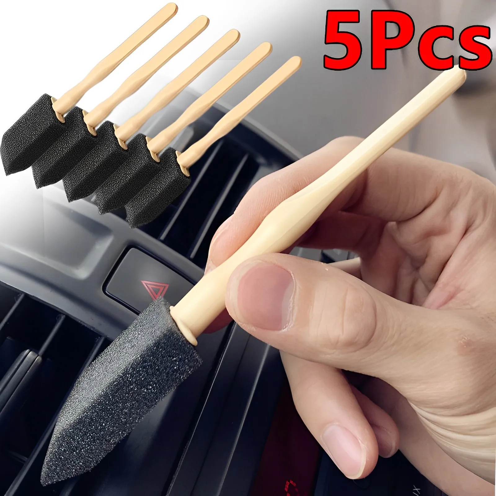 5Pcs Car Air Outlet Sponge Bru - đánh giá và giá Dirt Brush Interior