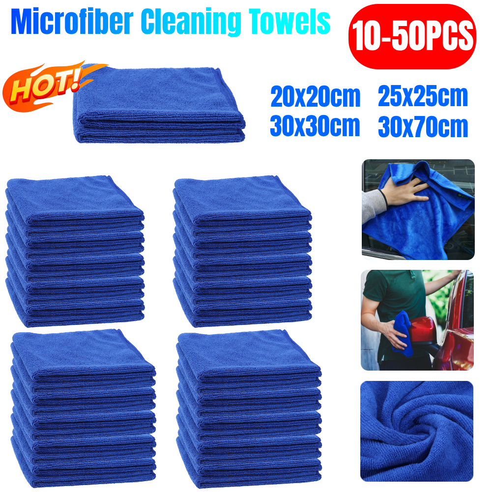 10-50PCS Microfiber Cleaning T - đánh giá và giá Microfiber Towel Detailing