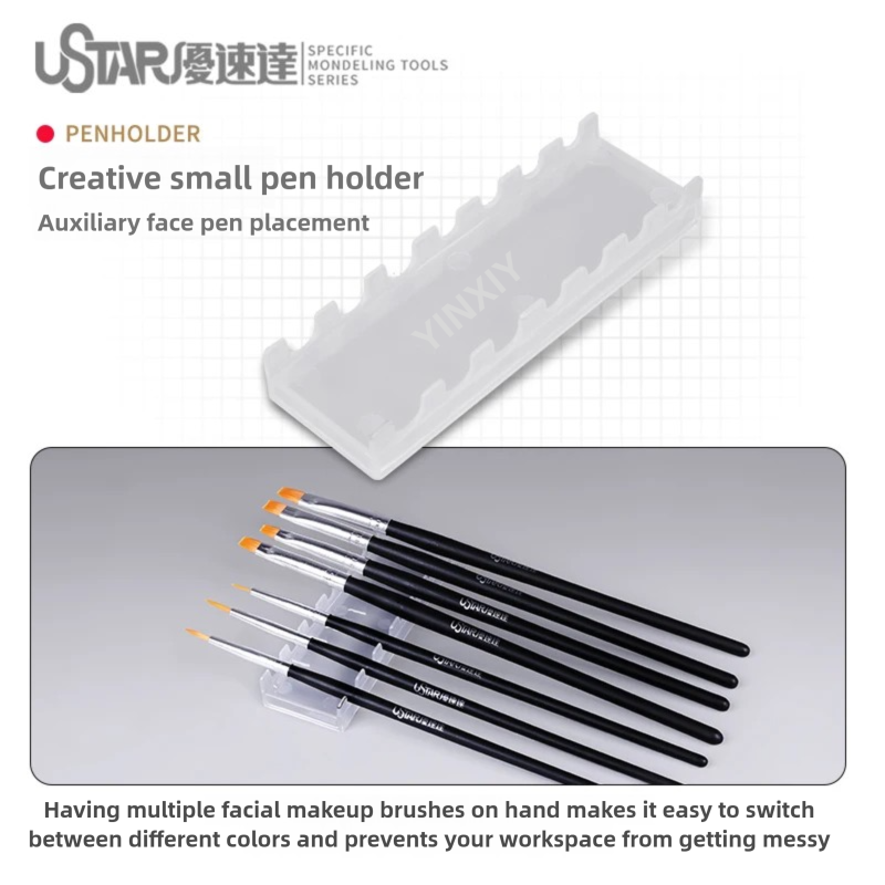 USTAR Painting Brush & Palette - đánh giá và giá Detailing Brush Set