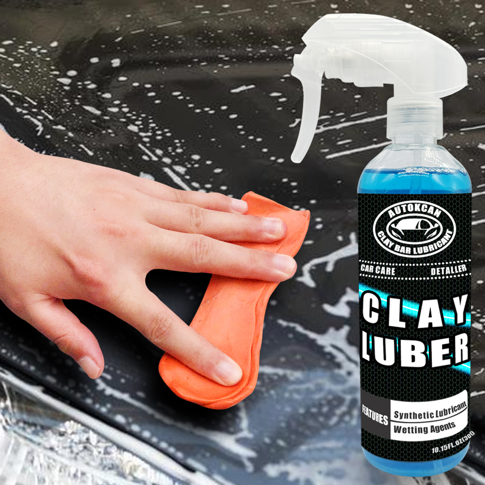 200G Car Clay Bar And 300ml Ma - đánh giá và giá Clay Bar Lubricant