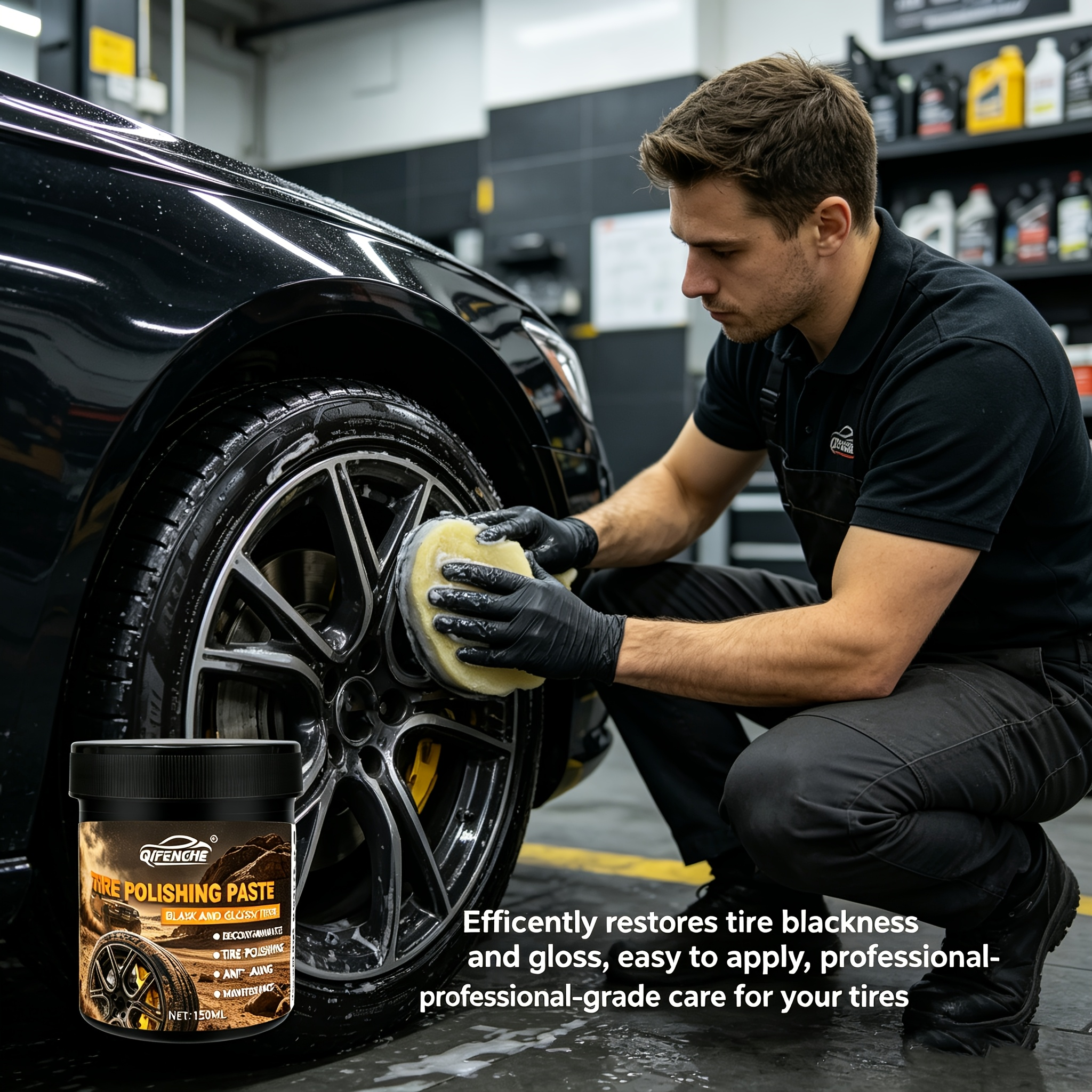 Car Tire Polish Paste Kit - Hi - đánh giá và giá Wax Applicator Pad