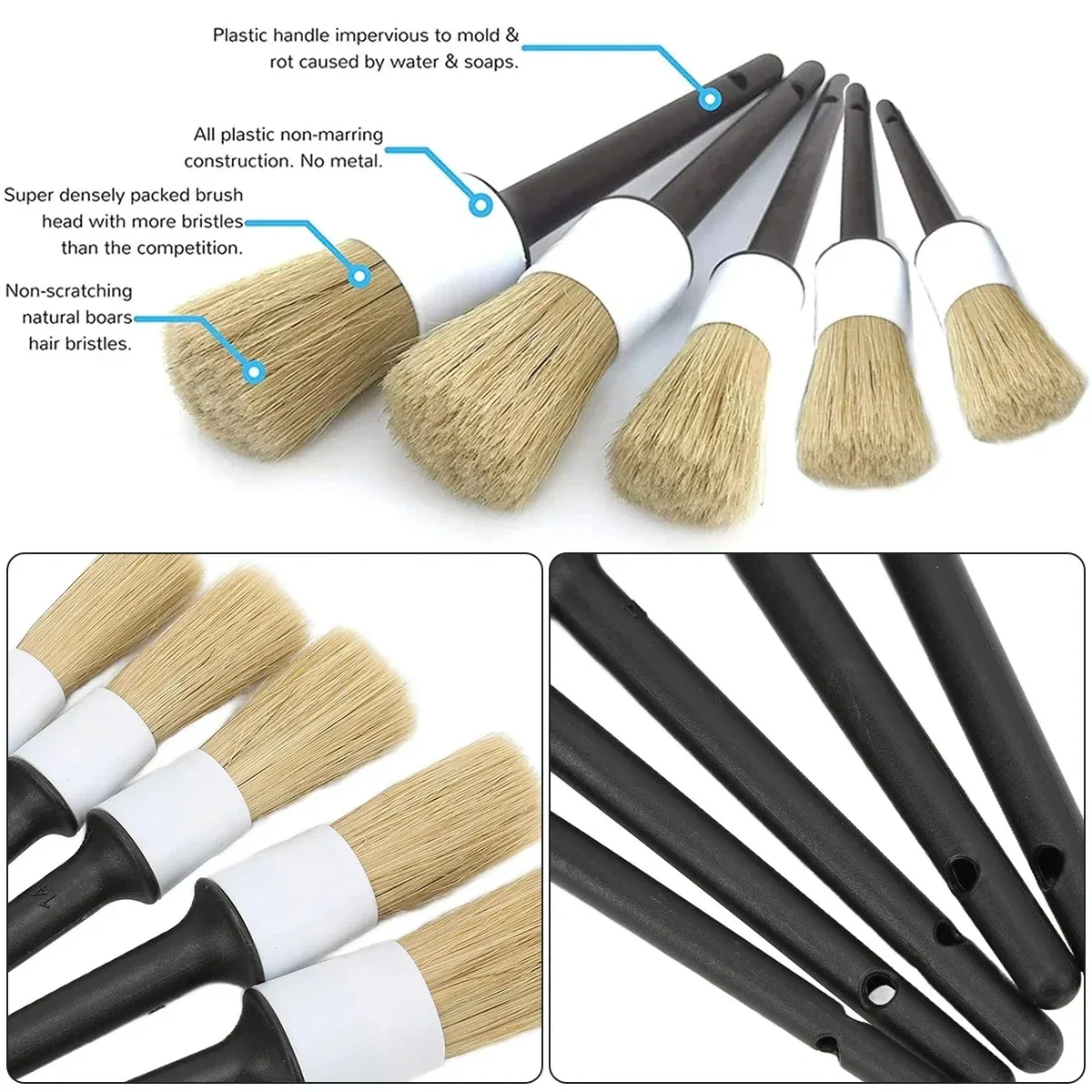 5PCS Cleaning Tools  Auto Car  - đánh giá và giá Dirt Brush Interior