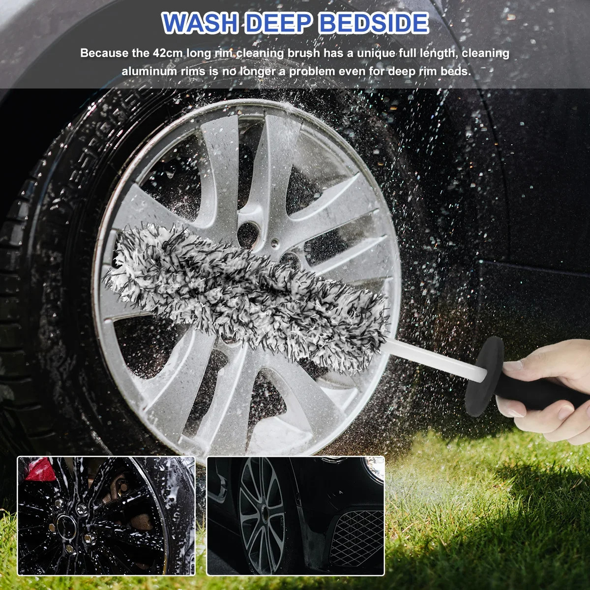 Car Alloy Wheel Cleaning Brush - đánh giá và giá Wheel Cleaner Alloy