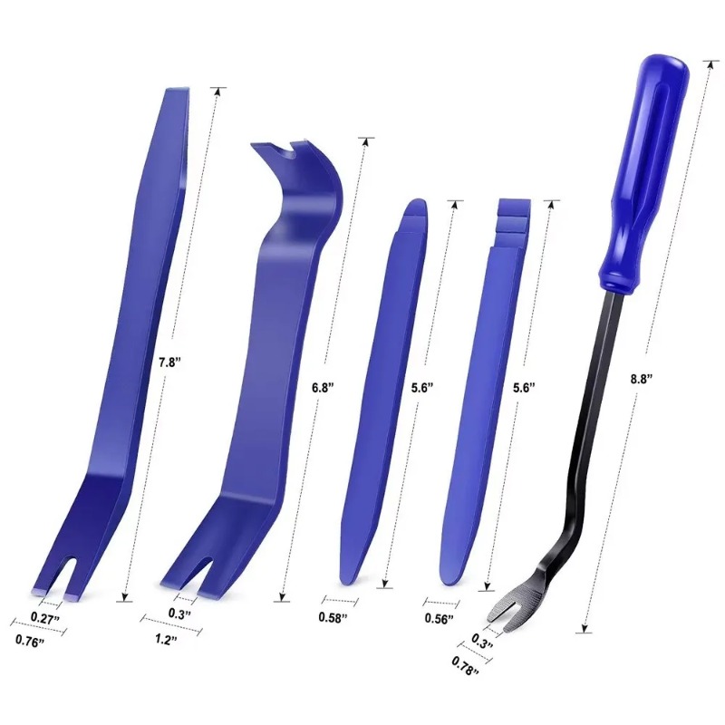 Car Hand Tool Set Disassembly  - đánh giá và giá Trim Restorer Plastic