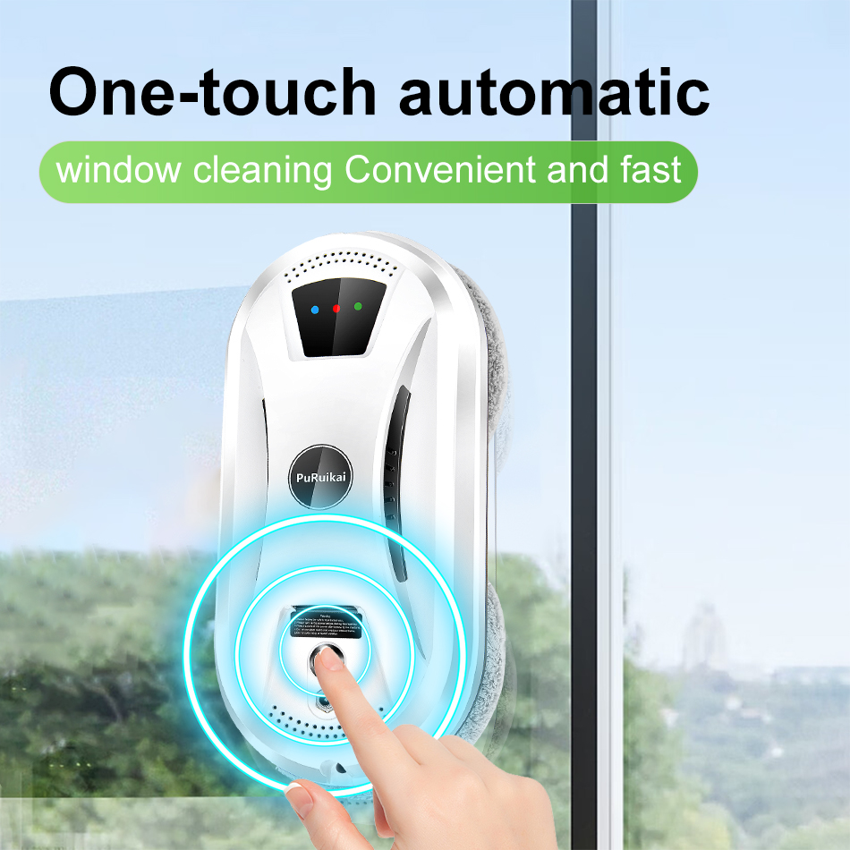 PuRuiKai AI Window Cleaning Ro - đánh giá và giá Glass Cleaner Streak