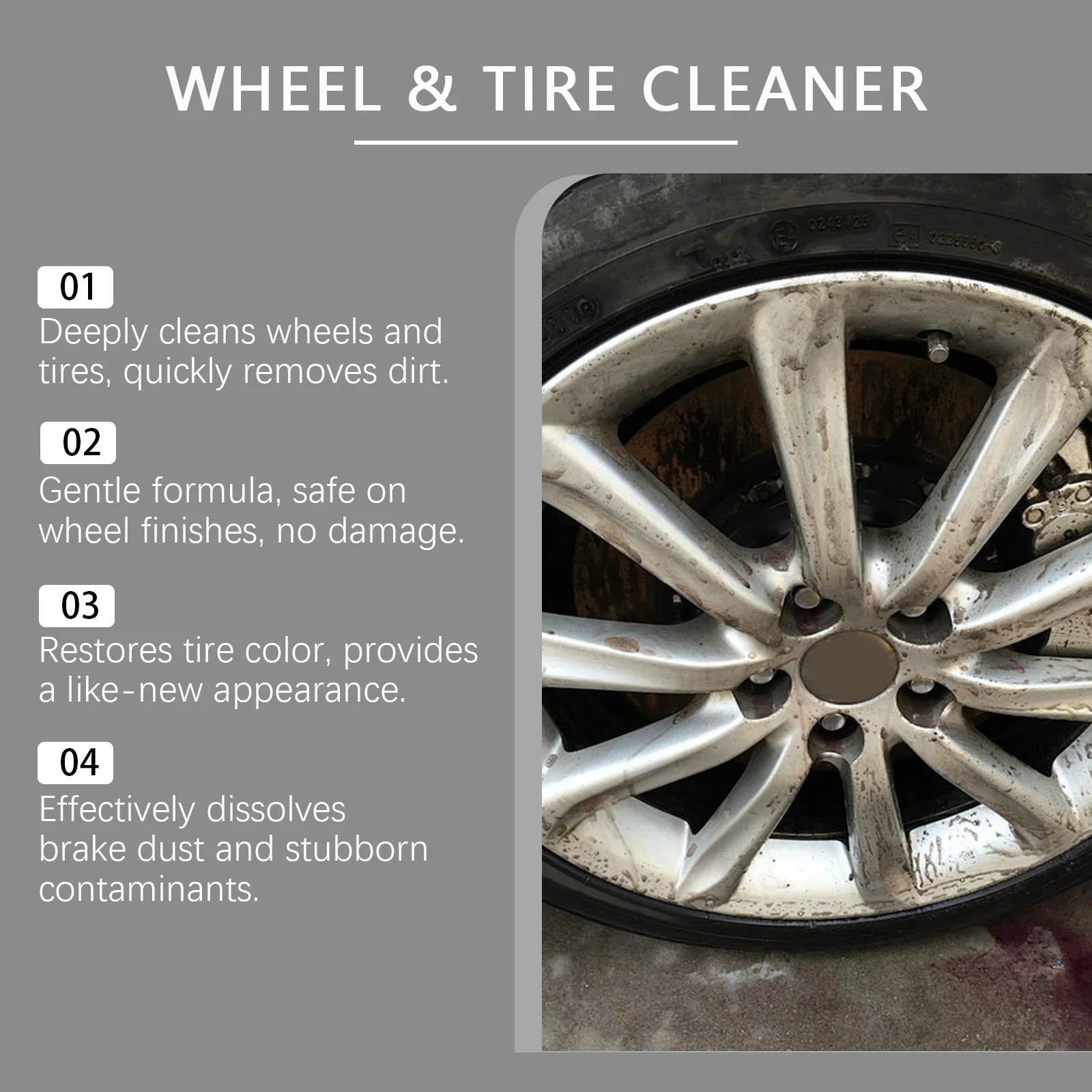 Professional Wheel Tire Cleane - đánh giá và giá Wheel Cleaner Alloy