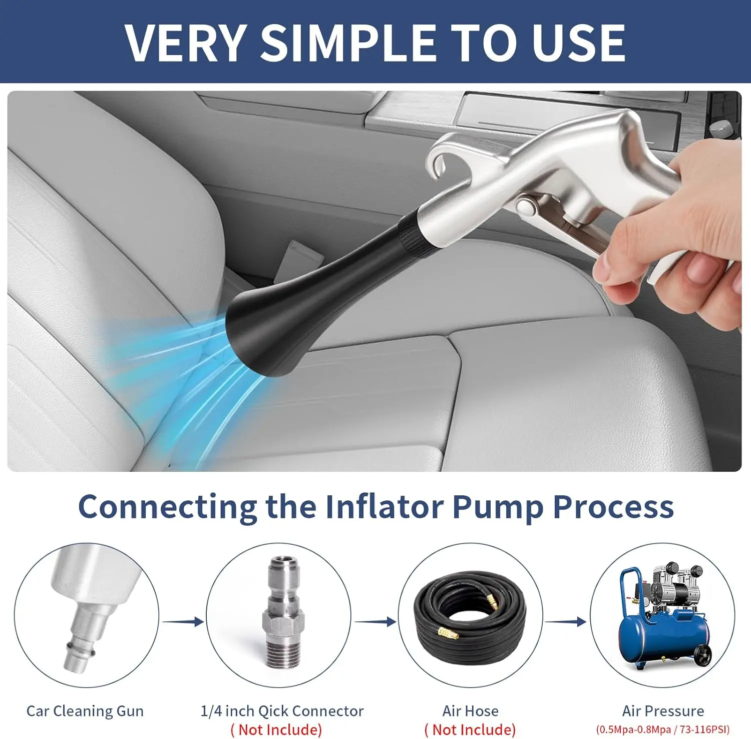High Pressure Air Blow Gun Pro - đánh giá và giá Dryer Car Blower