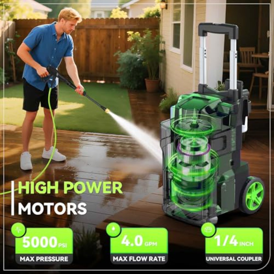 Prure Cleaner 5000PSI, Heavy D - đánh giá và giá Foam Cannon Car Wash